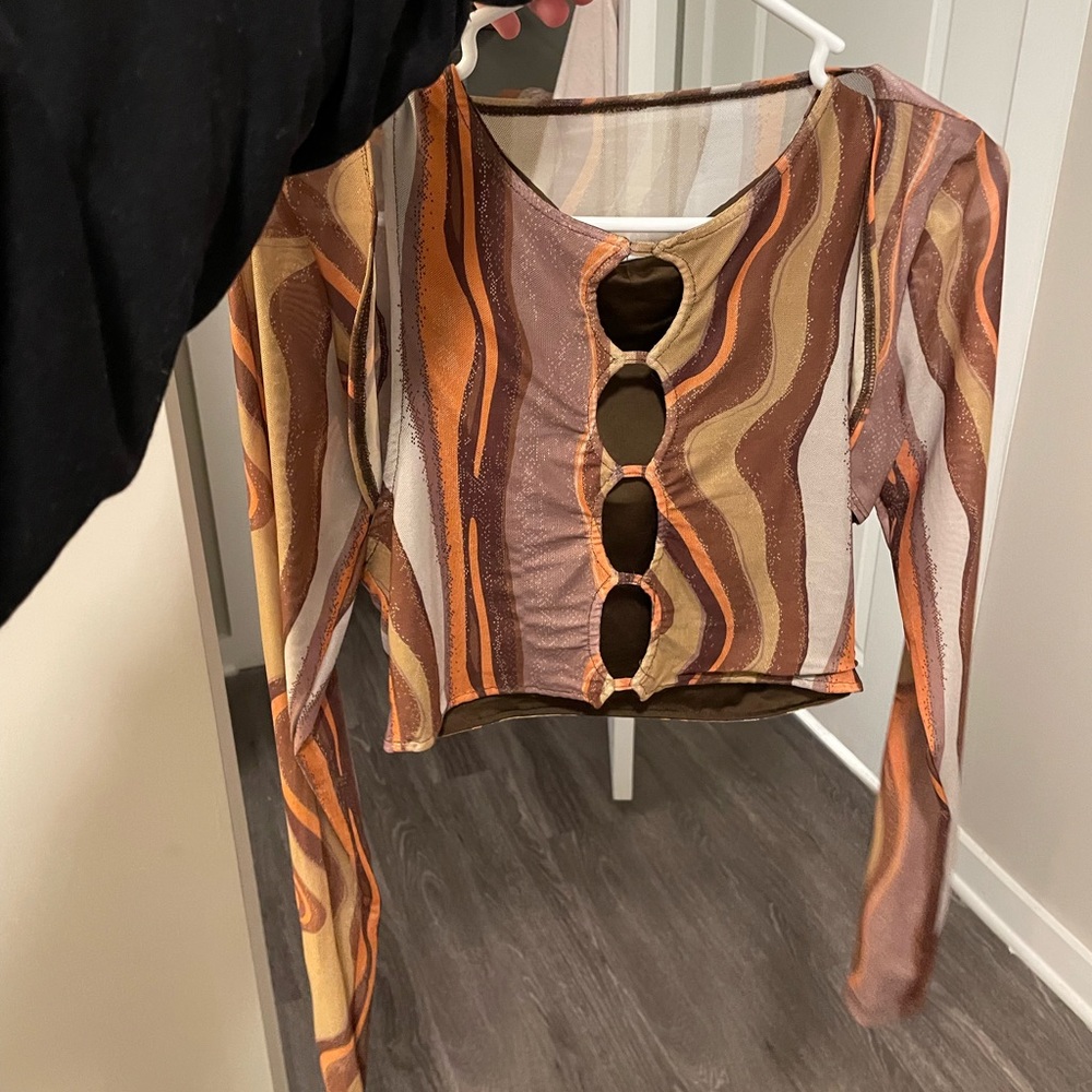 Princess Polly two piece top never worn